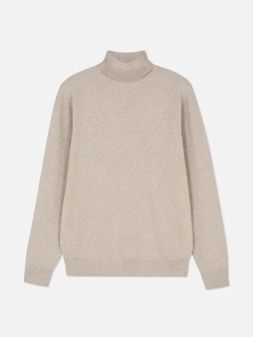 Fine Knit Roll Neck Sweater