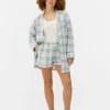 Flannel Check Pajama Shorts