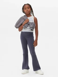 Flared Jersey Leggings