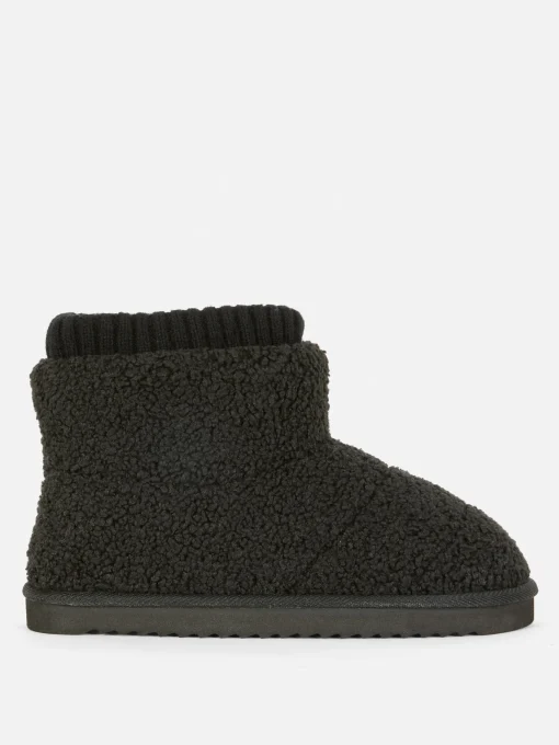 Fleece Sock Slipper Boots