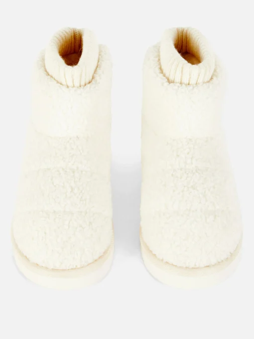 Fleece Sock Slipper Boots