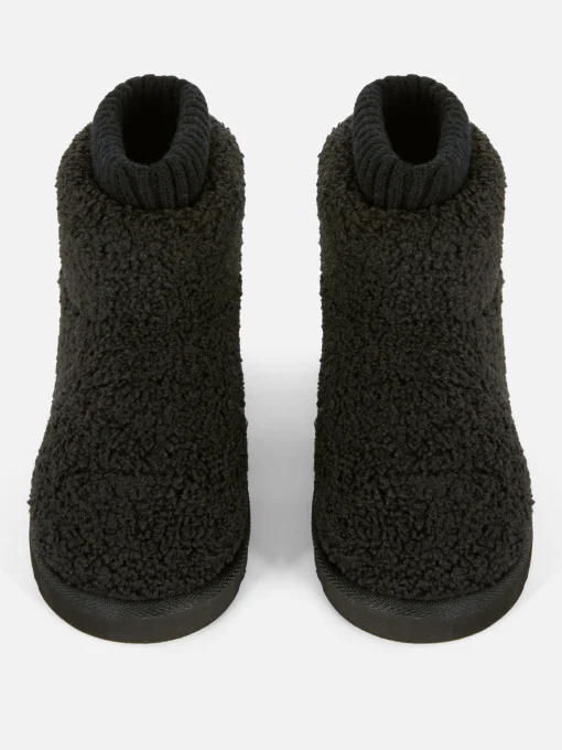 Fleece Sock Slipper Boots