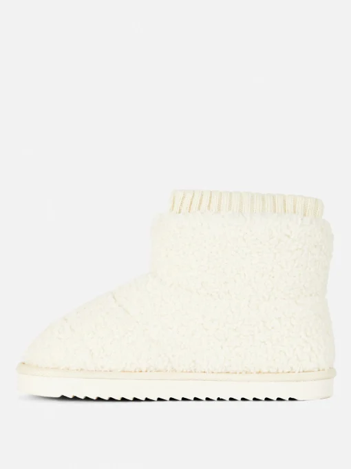 Fleece Sock Slipper Boots