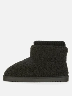 Fleece Sock Slipper Boots