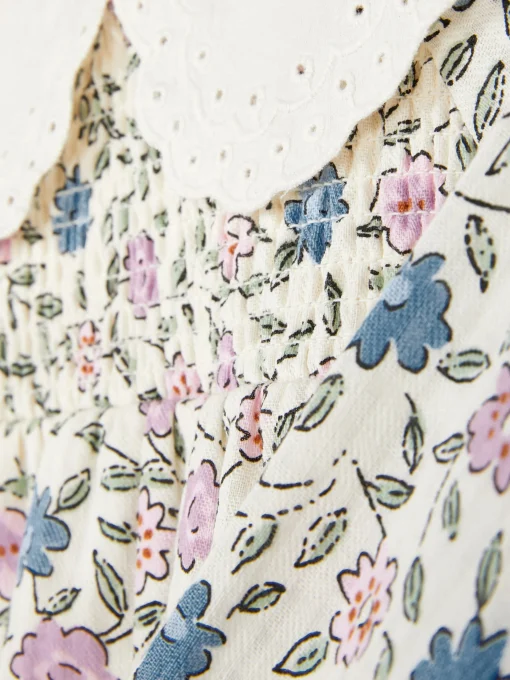 Floral Collared Dress