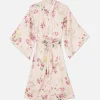 Floral Satin Robe