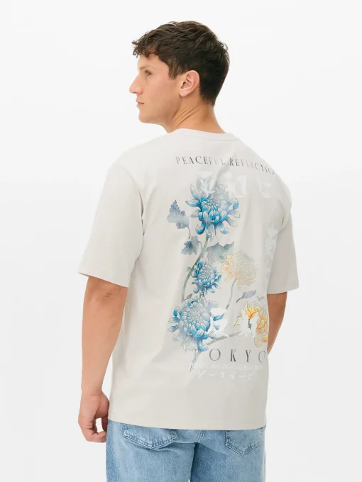 Floral Tokyo Print T-Shirt