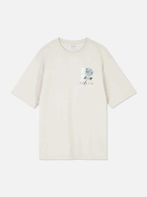 Floral Tokyo Print T-Shirt