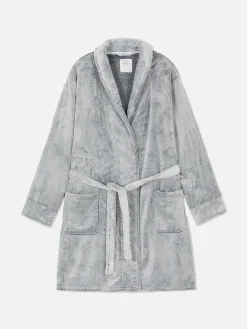 Fluffy Mid-Length Robe