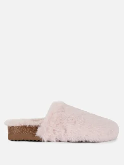 Fluffy Mule Slippers