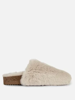 Fluffy Mule Slippers