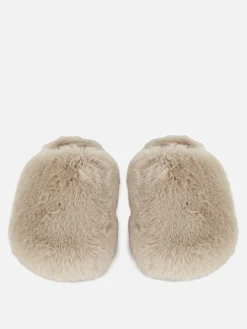Fluffy Mule Slippers
