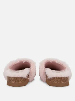 Fluffy Mule Slippers