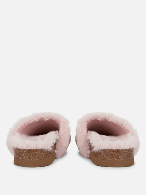 Fluffy Mule Slippers