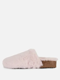 Fluffy Mule Slippers