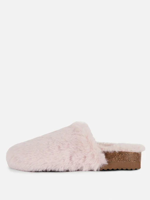 Fluffy Mule Slippers