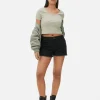Frayed Denim Shorts