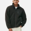 Funnel Neck Borg Jacket
