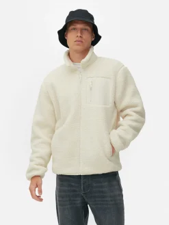 Funnel Neck Borg Jacket