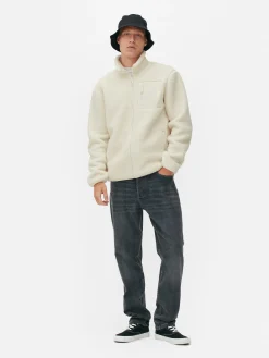 Funnel Neck Borg Jacket