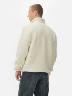 Funnel Neck Borg Jacket