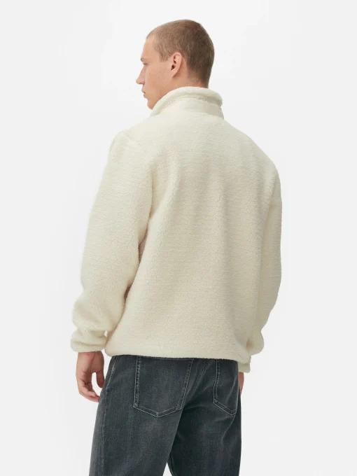 Funnel Neck Borg Jacket