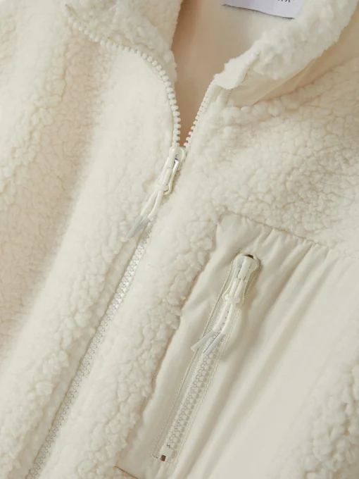 Funnel Neck Borg Jacket