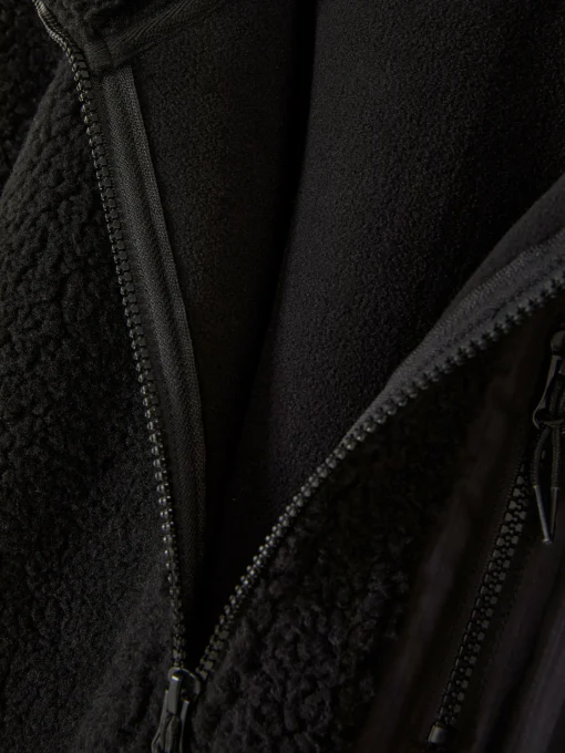 Funnel Neck Borg Jacket
