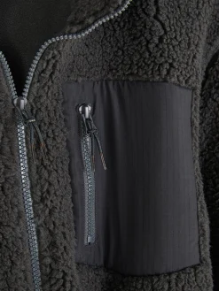 Funnel Neck Borg Jacket