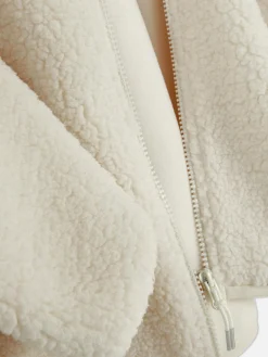 Funnel Neck Borg Jacket