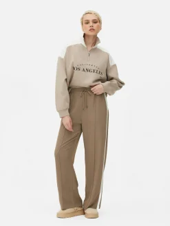Funnel Neck Graphic Sweatshirt