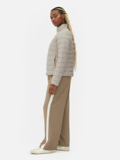 Funnel Neck Padded Jacket