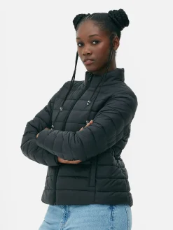 Funnel Neck Padded Jacket