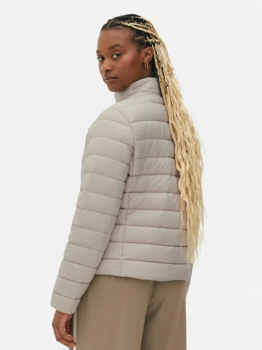 Funnel Neck Padded Jacket