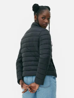 Funnel Neck Padded Jacket