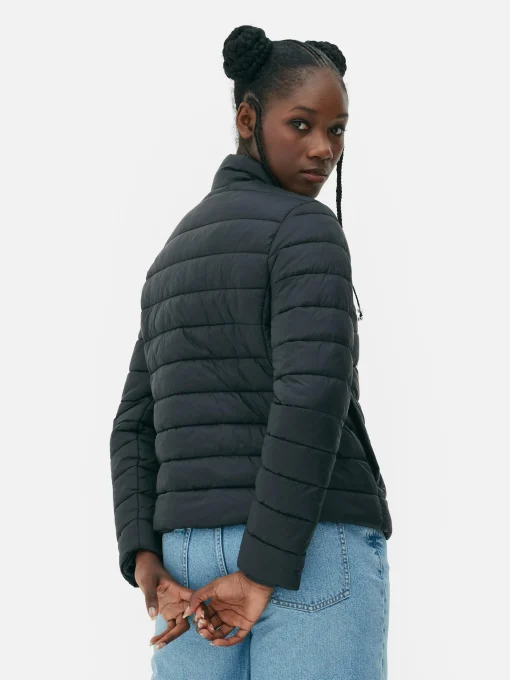 Funnel Neck Padded Jacket