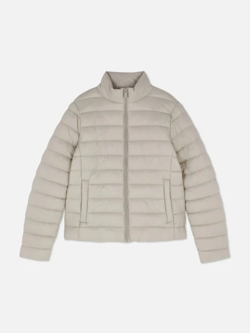 Funnel Neck Padded Jacket