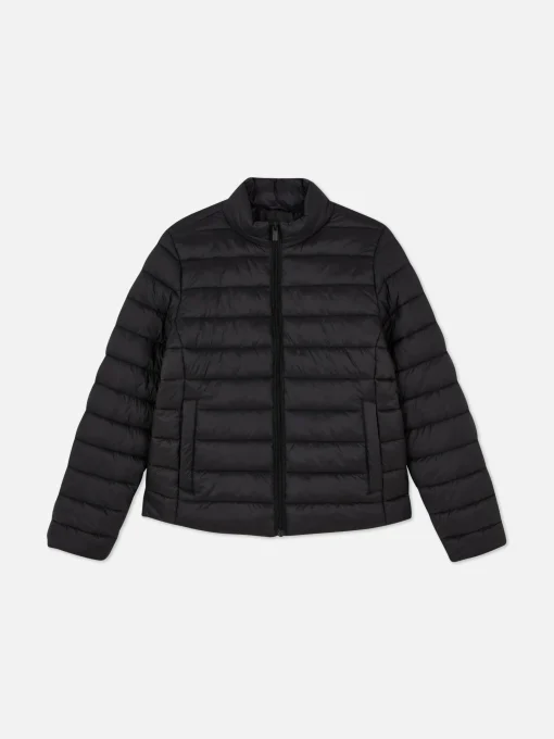 Funnel Neck Padded Jacket