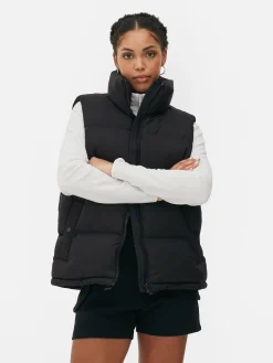 Funnel Neck Padded Vest