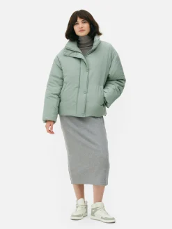Funnel Neck Puffer Jacket