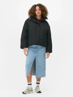Funnel Neck Puffer Jacket