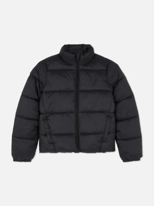 Funnel Neck Puffer Jacket