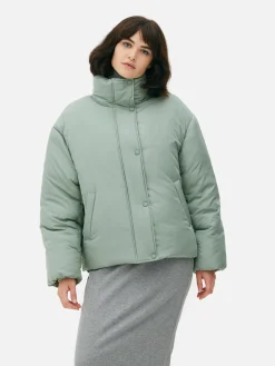 Funnel Neck Puffer Jacket