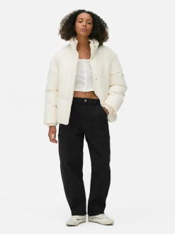 Funnel Neck Puffer Jacket