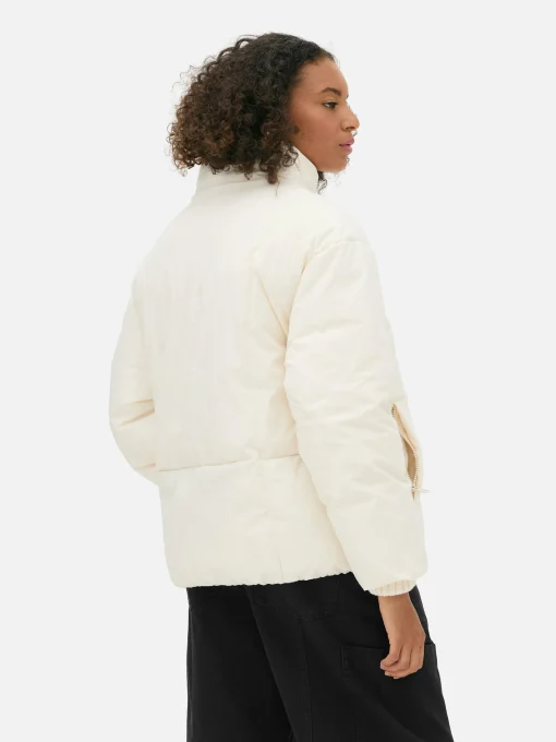 Funnel Neck Puffer Jacket