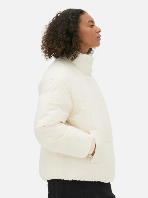 Funnel Neck Puffer Jacket