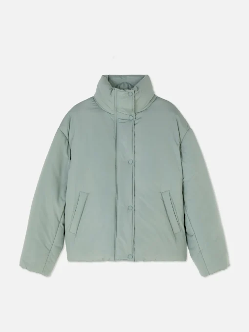 Funnel Neck Puffer Jacket