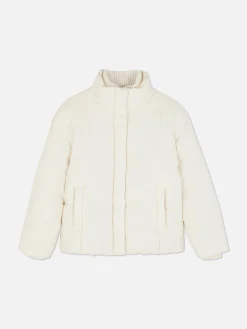 Funnel Neck Puffer Jacket