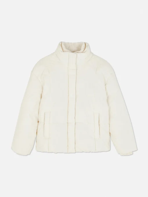 Funnel Neck Puffer Jacket