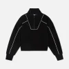 Funnel Neck Sweatshirt